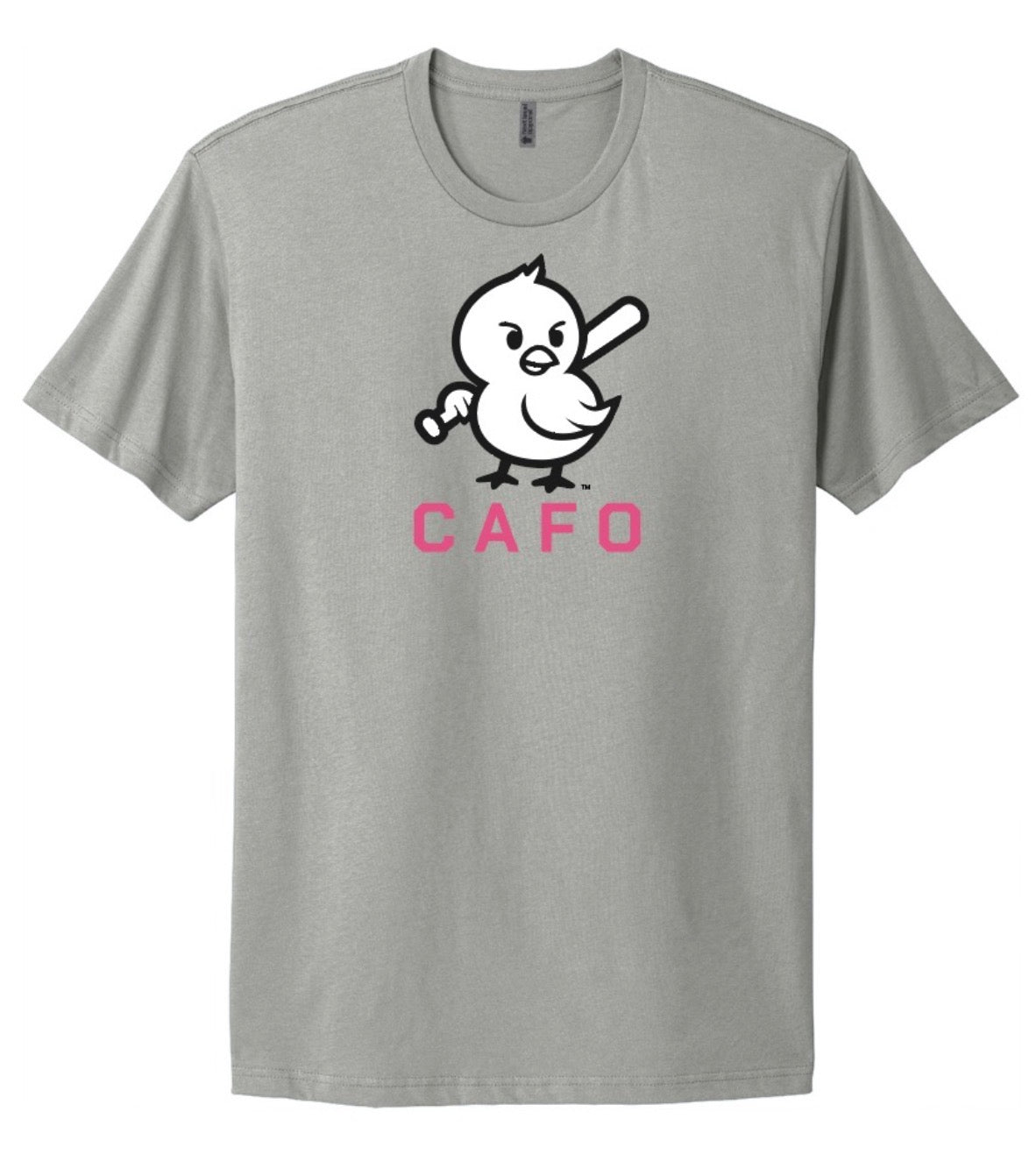 CAFO Cotton T-Shirt - Light Grey